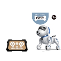 2-Farbiger Ferngesteuerter Hunde-Roboter Sprachgesteuertes Spielzeug Infrarot-Fernbedienung Programmierter Intelligenter Roboterhund