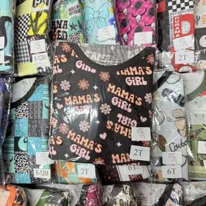 Groothandel kleurrijke bedrukte kinderjumpsuit bamboe kleding deken blind box mysterieuze verrassing doos - Product Image 3