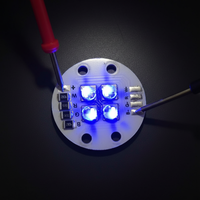 Module LED R2T XML2 RGBW 10W, angle de vision 120°, IP20, intérieur/extérieur, DC12V/24V, CRI80, garantie 3 ans, pour éclairage de scène