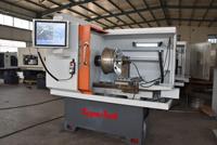 Torno de Cama Plana SuperTech de Alta Precisión AWR23 para Reparación de Llantas de Aleación con Corte de Diamante, para Rines Automotrices, con Sistema Fanuc para Reacondicionamiento
