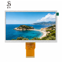 Module d'affichage LCD TFT 7,0 pouces, interface RGB 50 broches, résolution 1024x600, panneau d'affichage IPS BOE, rétroéclairage LED, luminosité 500, -20-70°C, montage sur panneau