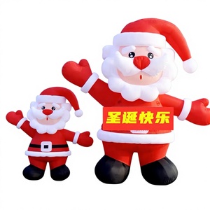 Globo Gigante de Santa Claus de Dibujos Animados, Diseño Personalizado, Publicidad para Eventos y Fiestas, Incluye Soplador, Resistente al <span class=keywords><strong>Agua</strong></span> - Product Image 1