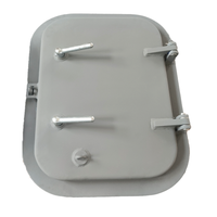 Porte étanche à une feuille en aluminium de haute qualité certifiée CCS pour une utilisation marine Porte étanche en ABS pour bateaux et navires