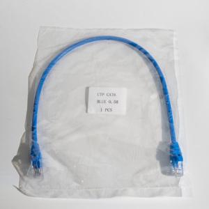 OEM Factory DS Slim <span class=keywords><strong>Cat6</strong></span> kabel Patch 0.5m 1m kabel komunikasi Ethernet UTP PVC/LSZH CE bersertifikasi RJ45 - Product Image 4