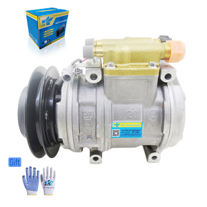 Compresseur de climatisation pour bus 10PA20C, neuf, 24V, pour bus, camion, excavatrice, unité de réfrigération, 92600-JP00B, 447200-6591 - Product Image 1