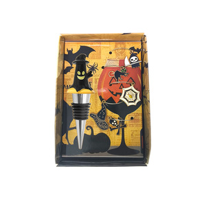 Halloween Witch Hat Wine Stopper Aluminum Alloy Bottle Seal Gift Set For Wine Lovers - Product Image 1