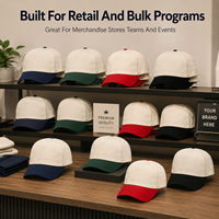 Gorra de Béisbol Personalizada con Emblema Metálico Troquelado, Visera en Contraste, Estructurada, 6 Paneles, Cierre a Presión, OEM, ODM, Marca Privada, Moda