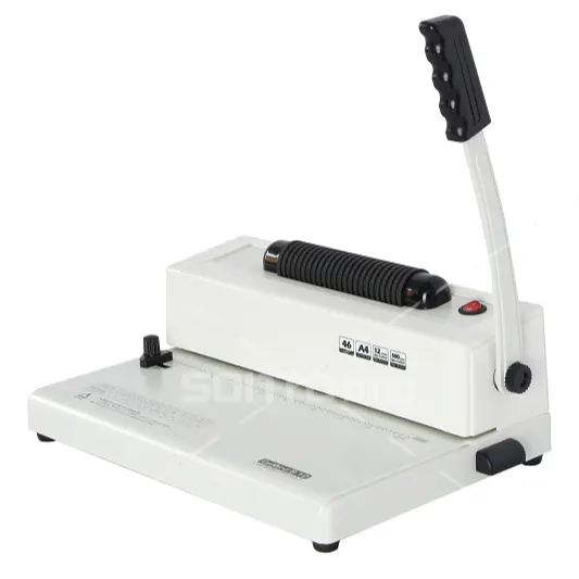 Sonto appearance perfect simple operation single handle plastic spiral coil binding machine