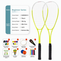 Ensemble de raquettes de squash SwiftAce pour débutants, accessoires complets, cadeau, fibre de carbone ultra-légère SA-320, hommes, femmes, entraînement, nouveaux joueurs