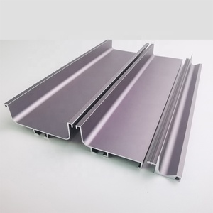 Distanziatore incorporato in alluminio tipo <span class=keywords><strong>C</strong></span> e J profilo a canale quadrato profilo della maniglia Gola per armadio da cucina dell'armadio di Base - Product Image 3