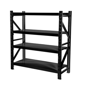 <span class=keywords><strong>Scaffali</strong></span> Bianchi per Supermercati e Magazzini, Ripiani Regolabili in Metallo, Espositori in Acciaio <span class=keywords><strong>a</strong></span> 4 Livelli, Unità di Stoccaggio - Product Image 1