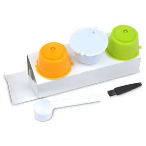 Capsules de café réutilisables rechargeables pour Machine à café <span class=keywords><strong>nescafé</strong></span> <span class=keywords><strong>Dolce</strong></span> <span class=keywords><strong>Gusto</strong></span>, 3 pièces/ensemble - Product Image 1