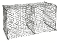 Rouleau de treillis métallique hexagonal à double torsion galvanisé à chaud pour la stabilisation des sols de jardin, la séparation des couches de base paysagères