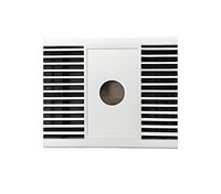 Grille cachée à fente intégrée avec trous de lumière Évent linéaire pour l'éclairage Convient aux plafonds intérieurs