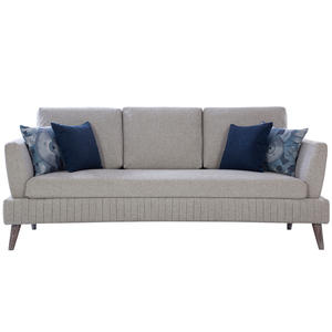 Canapé design Goa 3 places, revêtement en tissu durable, pour appartement, hôtel, salon et intérieurs commerciaux, disponible à la vente - Product Image 3