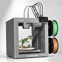 Stampante 3D Flashforge Creator 5 Multi-Materiale CoreXY Versione Globale con 4 Testine di Stampa, Stampante FDM ad Alta Velocità con Struttura Chiusa