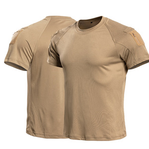 เสื้อยืดลายพราง DF25 Tactical Camo ผ้าโพลีเอสเตอร์น้ำหนักเบาพิเศษ คอกลม แขนสั้น เหมาะสำหรับใส่กลางแจ้งในฤดูร้อน ขายส่ง - Product Image 5