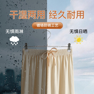 Percha para Pantalones y Faldas Fenglan, Tipo Gancho de Acero Inoxidable, Minimalista, Ahorra Espacio, Organizador de Ropa - Product Image 1