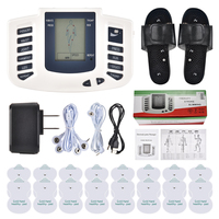 Masseur de corps numérique blanc appareil d'unité de dizaines télécommande sans fil thérapie physique d'impulsion électrique Massage Compatible US/EU