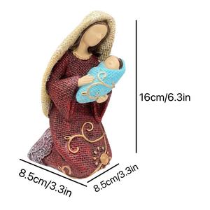 Crèche de Noël en résine Witt, faite à la main et peinte à la main, pour salles de prière intérieures/extérieures, décorations de Pâques et de Noël - Product Image 5