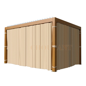 กระโจมอลูมิเนียมสำหรับปลูกในสวนกลางแจ้งมีมอเตอร์บังแดดกันน้ำได้ - Product Image 6