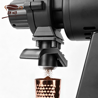 Moulin à café expresso professionnel SIFEI, meules plates en titane de 90 mm, vitesse variable 500-1800 tr/min, électrique, capacité de 30 g, pour la maison