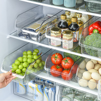 Organisateur de tiroir magique en plastique moderne ZX34, boîte de rangement pour réfrigérateur, conservation des œufs et des aliments, cuisine, pour la conservation et le stockage des aliments