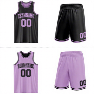 Ensemble de maillots de basket-ball réversibles personnalisés pour adultes, imprimés sur le devant, en maille polyester, anti-transpiration, uniforme d'équipe, sans manches, vêtements de sport - Product Image 1