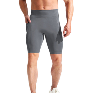 High Waist Running Tights Men's Quick Dry Gym Fitness Running <strong>Shorts</strong> Tights Men <strong>Compression</strong> <strong>Short</strong> - Product Image 5