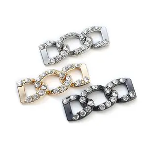 Manufacturer's direct-sale shoes decorative shoe buckles metal decorative sandals fashion shoes chain buckles