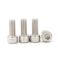 Baut Soket Hex Grosir Cina Kepala Hex Din912 Baut Soket Heksagonal M6 M8 Finishing Polos Mur dan Baut Baja Tahan Karat