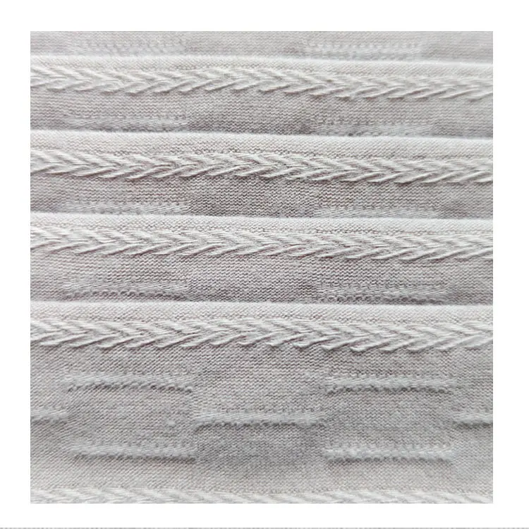 57% poliestere 35% Rayon 8% Spandex Tr tessuto Jacquard ad alta elasticità lavorato a maglia per Jersey abbigliamento Casual per la casa tessuto per la casa