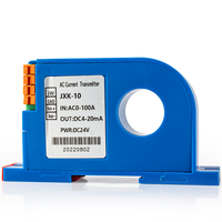 Konverter Arus AC/DC Hall 4-20mA 0-10V 0-5V RS485 Sensor Arus AC DC 0-10A 0-20A 0-30A 0-100A DC24V Pemancar Arus