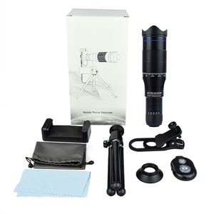 Nhà Máy Giá HD 40X Zoom Kính Thiên Văn Ống Kính Với Tripod Điều Khiển Từ Xa Bằng Một Mắt Điện Thoại Máy Ảnh Mini Kim Loại Di Động Ống Kính Telephoto - Product Image 2