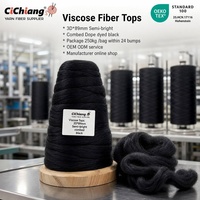 3D*102mm Viscose Fiber Tops 2.78dtex 3DX88mm Semi-Dull Bright Variable Length Yarn Spinning Staple Fiber Weaving Raw Flame