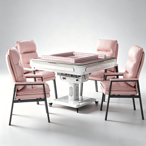 2-in-1 Automatic <b>Dining</b> Mahjong <b>Table</b> Foldable Heating Multifunctional Silent Machine for Household Chess Room MJZ002 Foldable A - Product Image 1