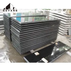 QUYANG Wholesale High Quality Poland Black Marble Cemetery Grave Stone Monuments China Granite Tombstone Slabs
