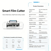 Máquina inteligente para cortar pegatinas personalizadas para la parte trasera del teléfono, plotter para tiendas de accesorios móviles