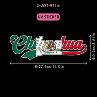 Placas con nombres de estados de México, diseños de letras y banderas, pegatinas de transferencia UV DTF, calcomanías listas para aplicar en tazas Libbey Cold Cup
