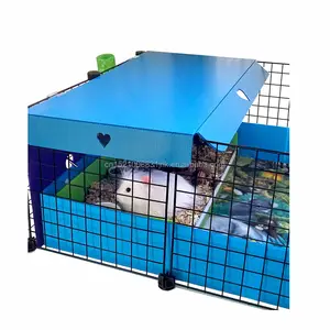 Wholesale Corrugated Plastic Live Poultry Pet Carrier Box Coroplast Corflute Correx Sheets Guinea Pig House Cage DIY For Sale