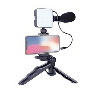<span class=keywords><strong>5</strong></span> trong 1 AY-49 Bộ mini linh hoạt chuyên nghiệp Selfie Stick điện thoại di động máy ảnh đứng Tripod với Microphone thiết bị video kit - Product Image 4