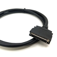 Câble assemblé de connecteur HPCN SCSI MD50 mâle à MD50 mâle, connecteur SCSI à coupelle de soudure 50pin assembler un câble SCSI 50P-50P