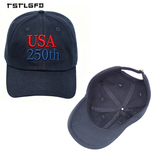 Gorra de Béisbol de 6 Paneles con Logotipo Personalizado, 250.º Aniversario de EE. UU., Venta al Por Mayor, Bordada, con Hebilla Metálica, Fabricante - Product Image 5