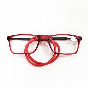 Gafas <span class=keywords><strong>de</strong></span> Lectura Magnéticas Plegables Portátiles con Lentes Transparentes, Correa Ajustable para el <span class=keywords><strong>Cuello</strong></span>, para Uso Unisex - Product Image 4