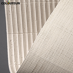 Panneaux de pierre de revêtement de mur naturel flexible externe <span class=keywords><strong>Pilier</strong></span> romain en travertin Revêtement de mur en pierre taillée dans la roche Tuile flexible mcm - Product Image 1