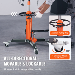 Cric de transmission Altertool Cric de transmission hydraulique télescopique Cric de plancher à levage élevé Support de levage Hoist <span class=keywords><strong>Garage</strong></span> - Product Image 5