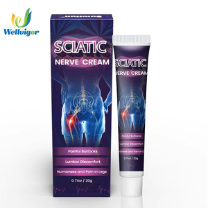 Crème pour le soulagement du nerf sciatique pour soulager le gonflement et la <span class=keywords><strong>douleur</strong></span> dans les zones lombaires, du genou et des articulations - Product Image 1