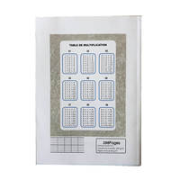 Vente en gros cahier d'exercices personnalisé scolaire cahier 17x22cm 96pages