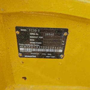 รถขุดไฮดรอลิกมือสอง KOMATSU30 แบบตีนตะขาบ พร้อมมอเตอร์ปั๊ม PLC อะไหล่หลัก ประหยัดพลังงาน นำเข้าจากญี่ปุ่น - Product Image 6