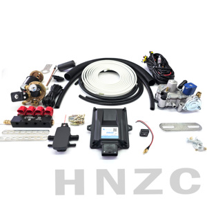 HNZC Unidad de control electrónico Cng/LPG Ecu Kit con Obd Tamaño estándar LPG Car Mp48 Ecu Función Obd antivibración